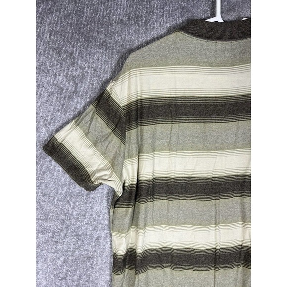 Vintage Perry‎ Ellis Short Sleeve Striped Polo Shirt Men Size XL Pullover - Picture 12 of 16